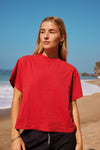 Boxier Tee - Runner Red