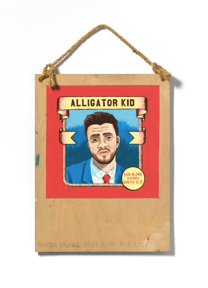 Luke Pelletier - Alligator Kid (Original Painting)