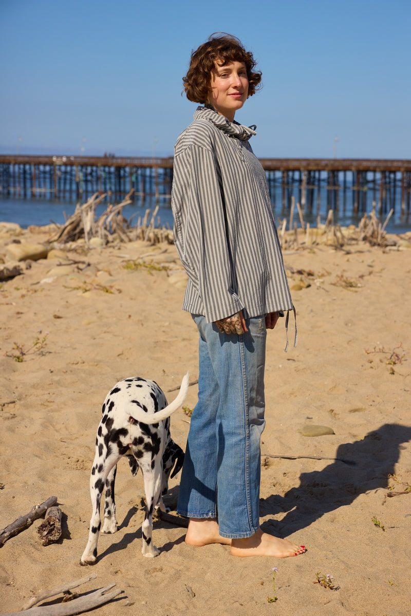 Sailor Pullover Shirt - Royal Navy Stripe