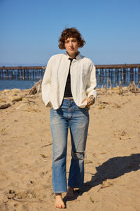 Buttonless Weird Jacket - White