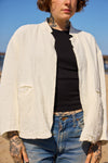 Buttonless Weird Jacket - White
