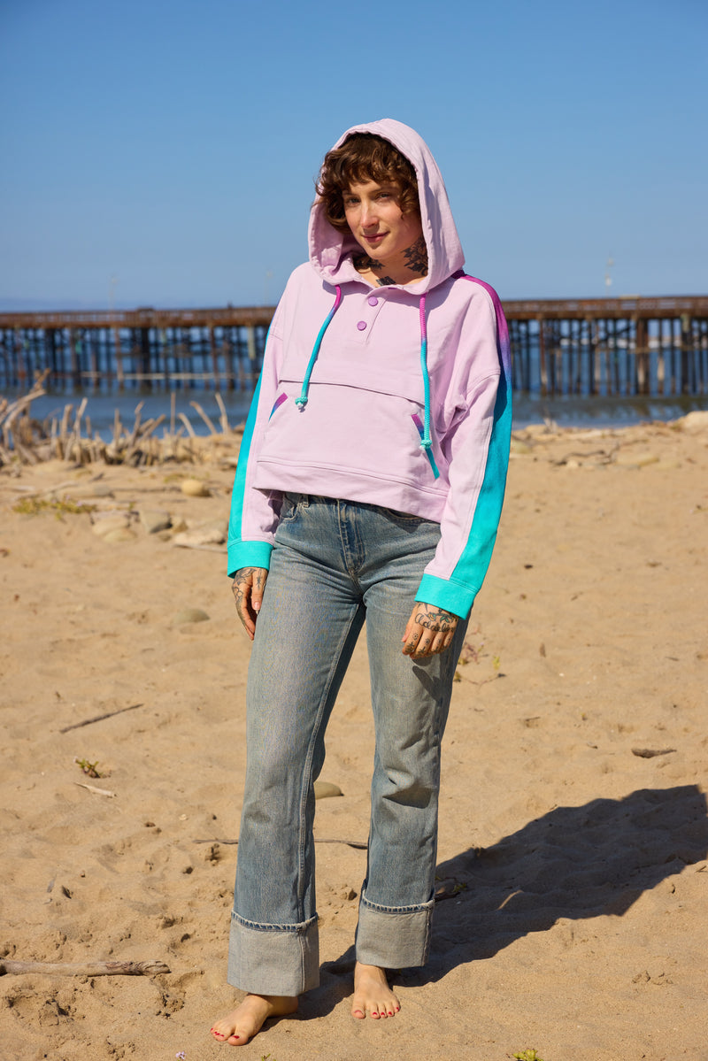 Ollie Crop Hoodie - Nebula