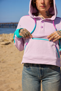 Ollie Crop Hoodie - Nebula