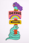 Ashley Dreyfus - Detour Sign (Original Painting)