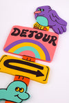 Ashley Dreyfus - Detour Sign (Original Painting)