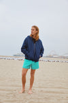 Trash Zip Hoodie - Vintage Blue