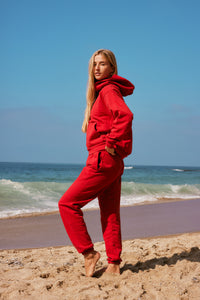 Trash Hoodie - Runner Red