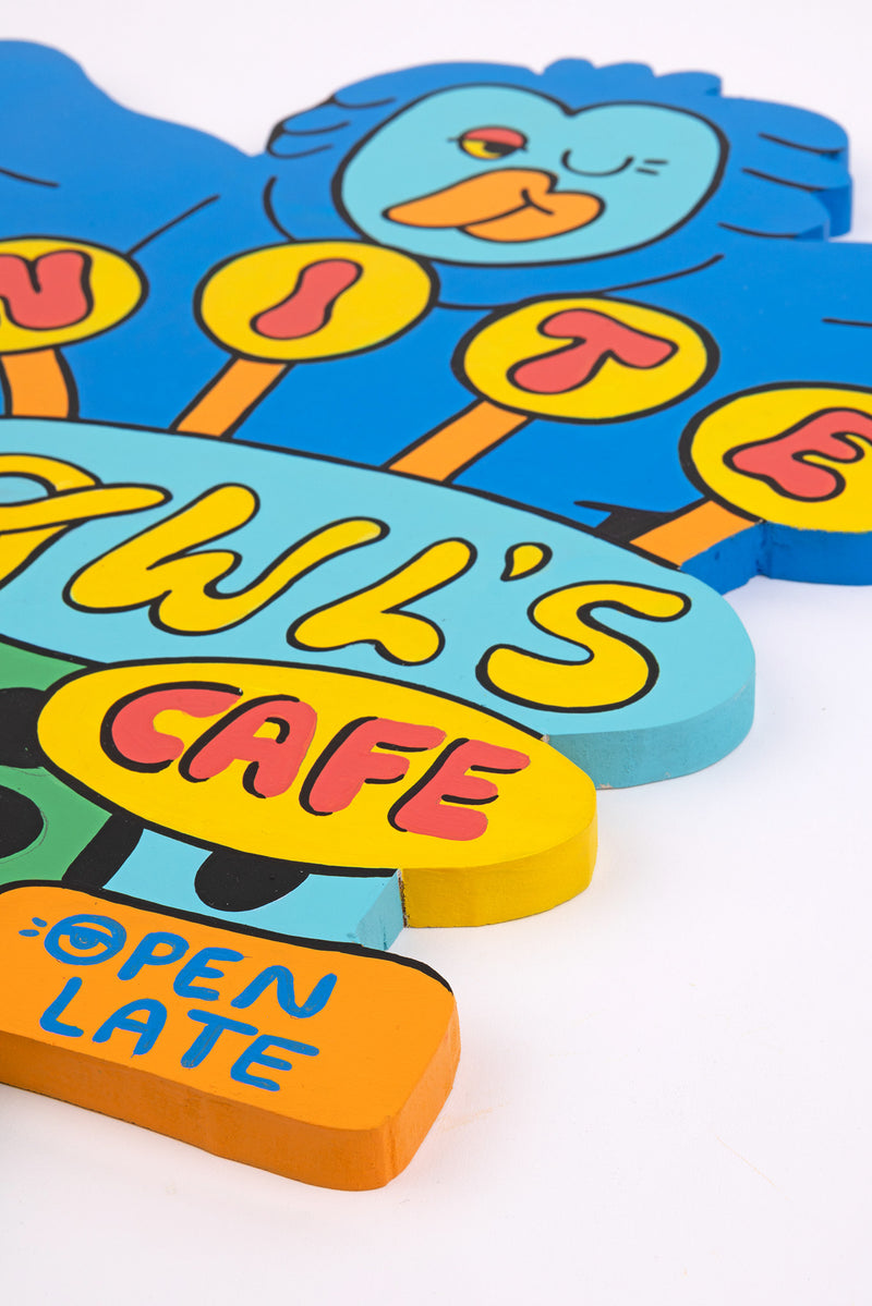 Ashley Dreyfus - Nite Owl's Cafe (Original Painting)