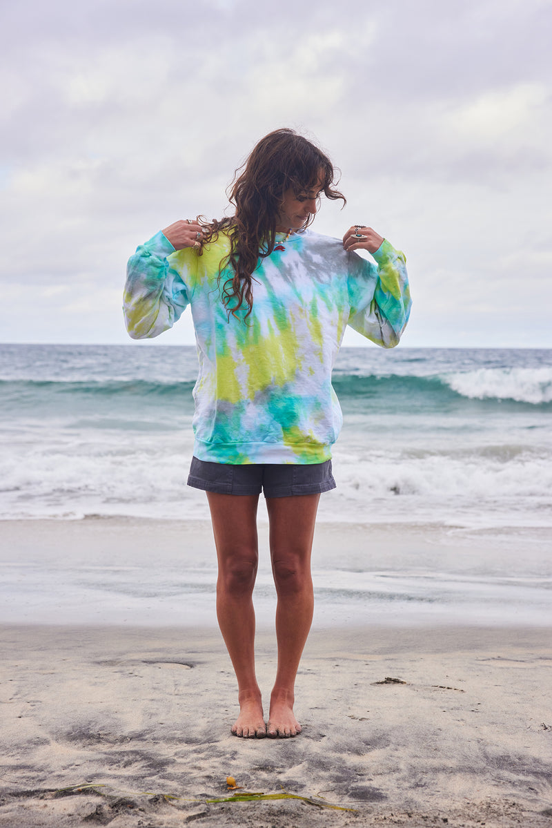 Soft Haus -Dust Dye Sweatshirt Dino Dye