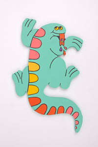 Ashley Dreyfus - Tripping Lizard (Original Painting)