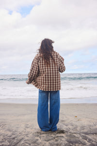 Yellow Rat - Open Collar Shirt Nutmeg
