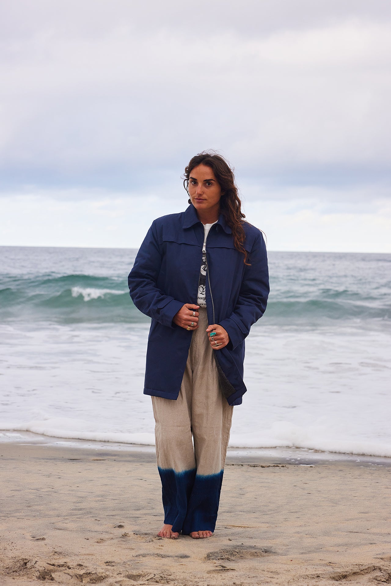 West Coast Jacket - Navy – Mowgli Surf