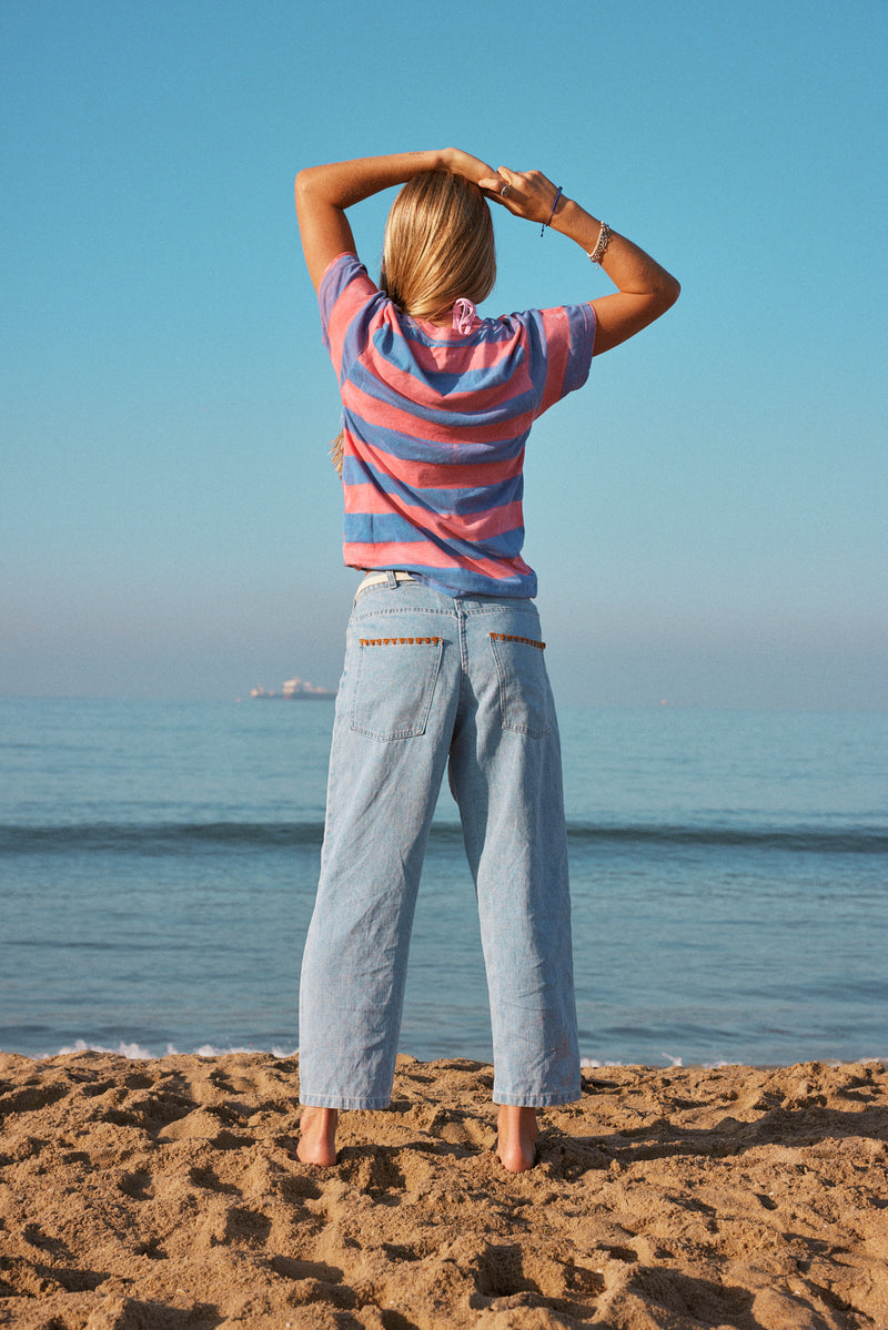 Surf Stripes Blue/Red