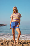 Surf Stripes Purple/Yellow