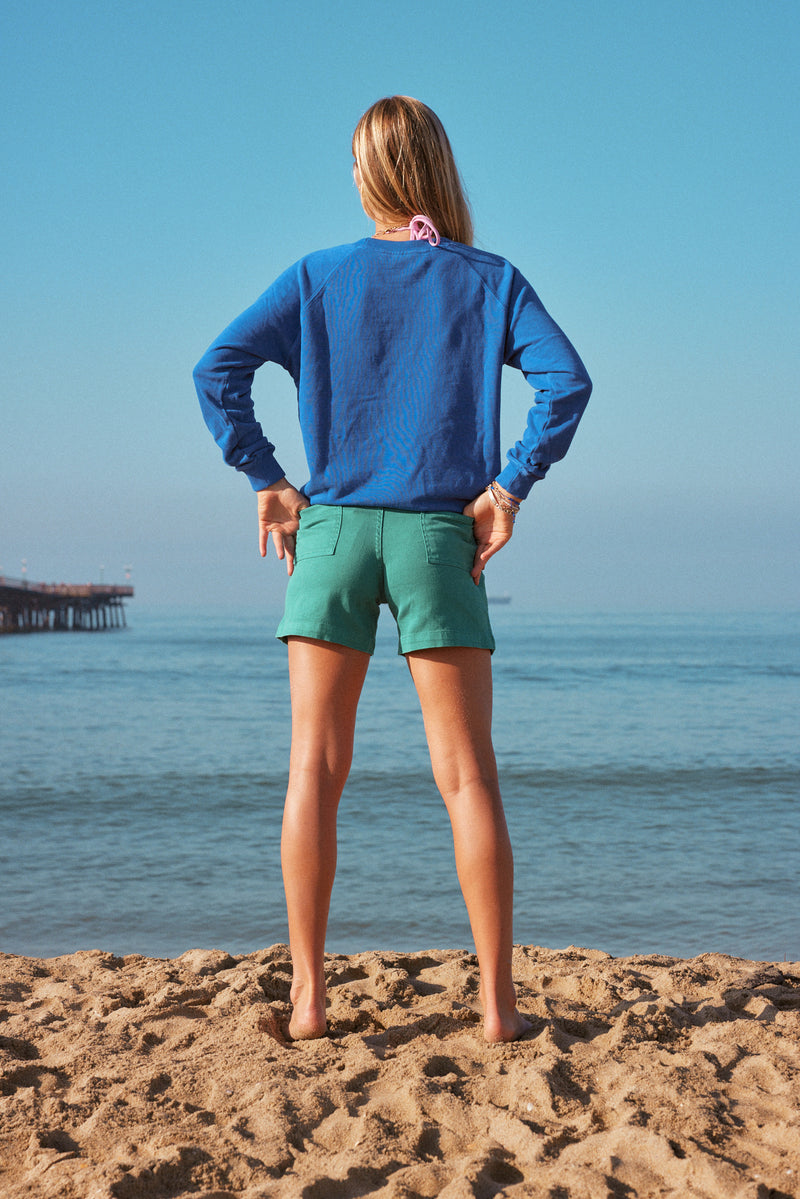 Jungmaven - Bonfire Raglan Sweatshirt Grape Soda