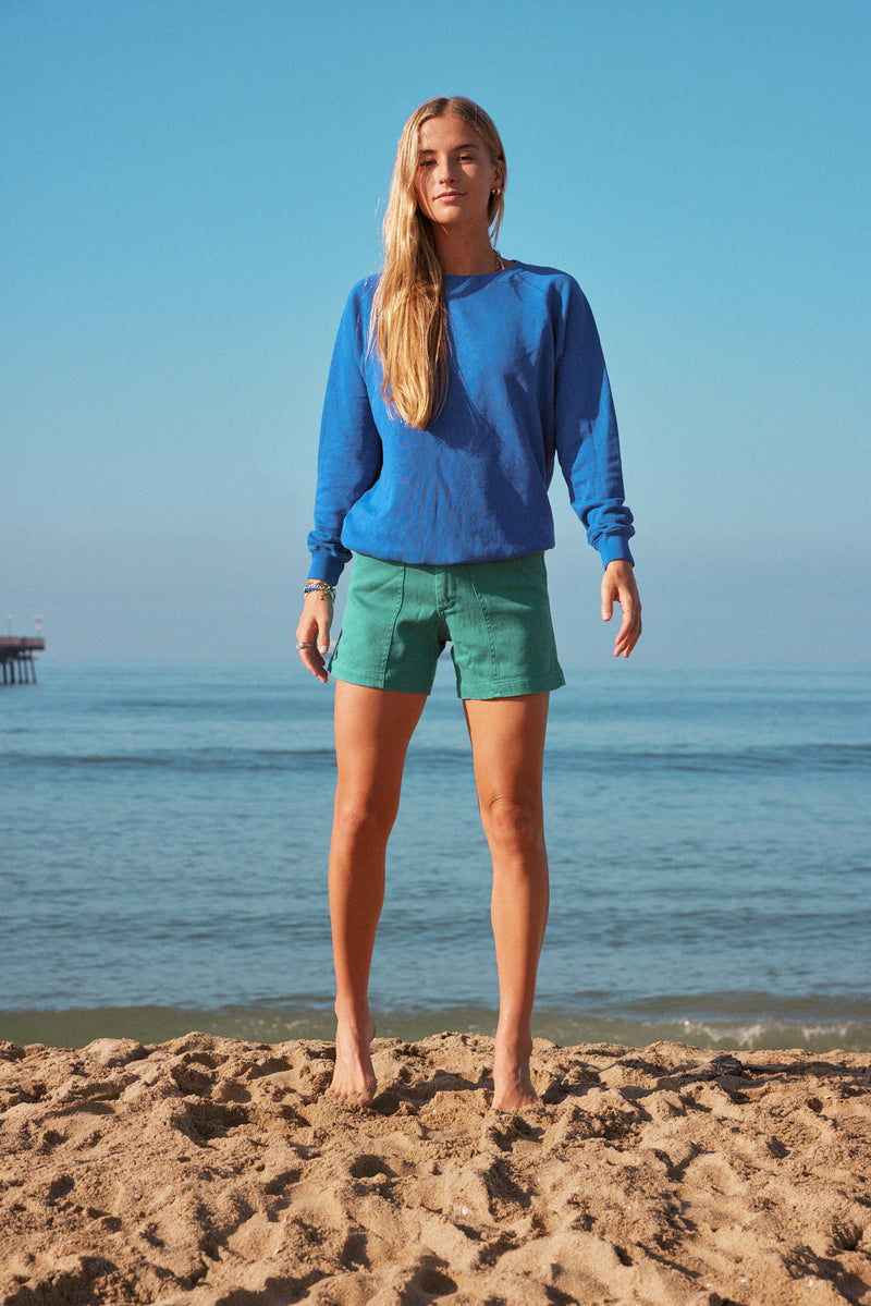Jungmaven - Bonfire Raglan Sweatshirt Grape Soda