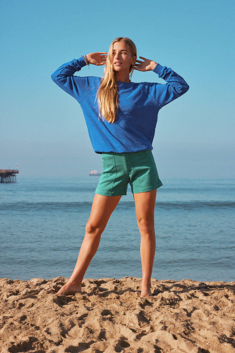 Jungmaven - Bonfire Raglan Sweatshirt Grape Soda