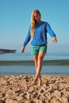 Jungmaven - Bonfire Raglan Sweatshirt Grape Soda